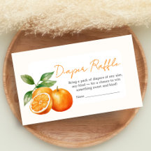 Klein Moppie Oranje Baby Shower Luier Raffle