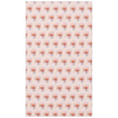 Klein motief Abstract rood peper patroon roze perz Tafelkleed (Voorkant)