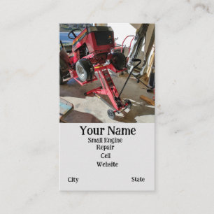 Klein motorreparatie service visitekaartje