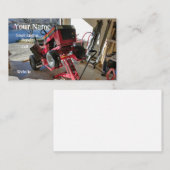 Klein motorreparatiebedrijf visitekaartje (Voorkant / Achterkant)