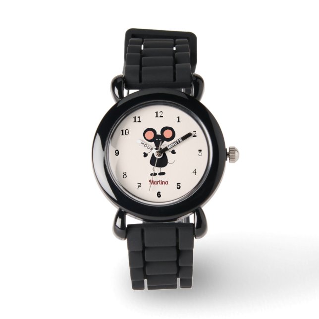 Klein muisje horloge (Voorkant)
