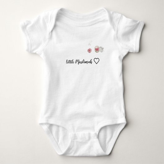Klein Muslimah romper (Voorkant)