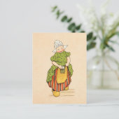 klein Nederlands meisje Briefkaart (Staand voorkant)