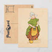 klein Nederlands meisje Briefkaart (Voorkant / Achterkant)