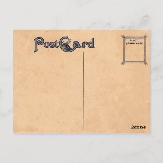 klein Nederlands meisje Briefkaart (Achterkant)