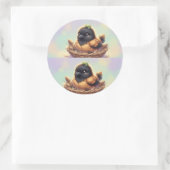 Klein Nest, Grote Rust Sticker (Tas)