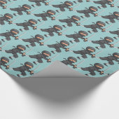 Klein Ninja Design Wrapping Paper Cadeaupapier (Hoek)