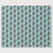 Klein Ninja Design Wrapping Paper Cadeaupapier (Vlak)