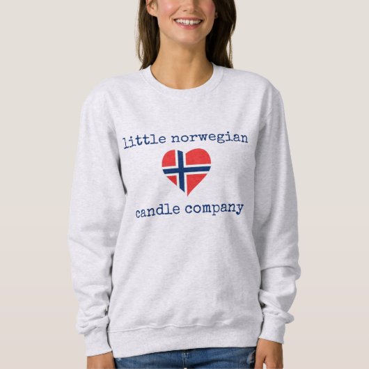 klein noorse kaarsenbedrijf sweatshirt (Voorkant)
