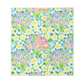 Klein Notitieblok of Jotter,  Primroses Patroon (Voorkant)