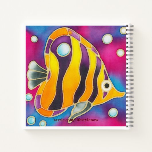 Klein Notitieboek — Angelfish (Achterkant)