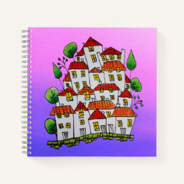 Klein Notitieboek (Doodle - handgetekend)