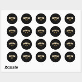 Klein Oak High School Panthers C2 Ronde Sticker (Vel)