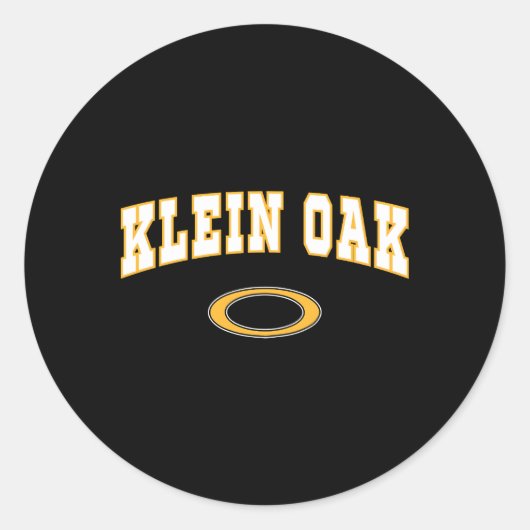 Klein Oak High School Panthers C2 Ronde Sticker (Voorkant)