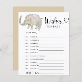 Klein olifantenspel | wensen voor baby