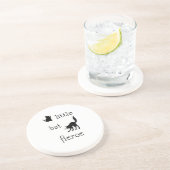 Klein onderzetter, maar doorlopend zandsteen onderzetter (Zijkant)