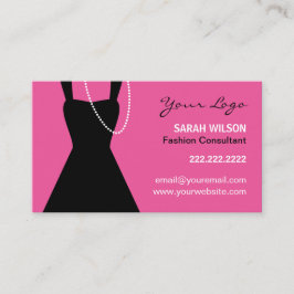 Klein ontwerp van zwart Visitekaartje, Mode Visitekaartje