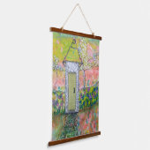 Klein oosters huis hangend wandkleed (Gebogen)