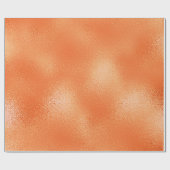 Klein Oranje glazen ijsgloed Cadeaupapier (Vlak)