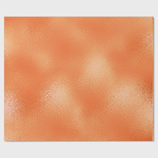 Klein Oranje glazen ijsgloed Cadeaupapier (Vlak)