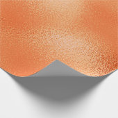 Klein Oranje glazen ijsgloed Cadeaupapier (Hoek)