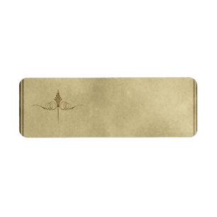 Klein ornamental Apothecary Label