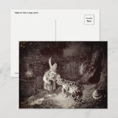 Klein oud Man van de Bossen Briefkaart (Voorkant / Achterkant)