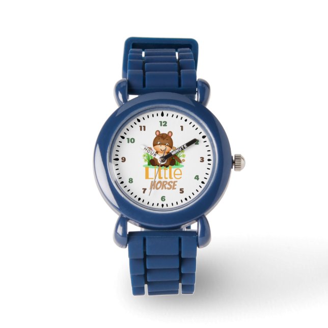 Klein paard horloge (Voorkant)