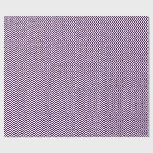 Klein Paars en wit model Cadeaupapier (Vlak)