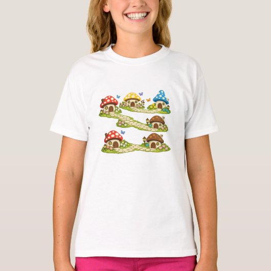 Klein Paddenstoelendorp T-shirt (Voorkant)