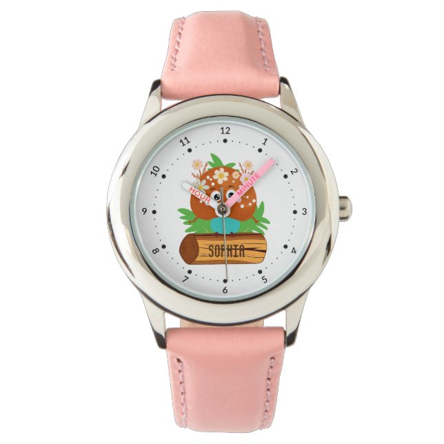 Klein paddenstoeltje horloge (Voorkant)