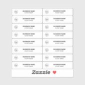 Klein parfummonster Etiketten 0,5 x 1,8 Sticker (Vel)