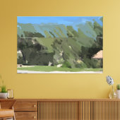 Klein park, omgepakt Canvas Afdruk (Insitu (Woonkamer))