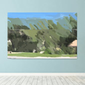 Klein park, omgepakt Canvas Afdruk (Insitu (Houten vloer))