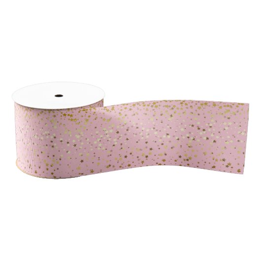 Klein Petite Golden Stars Grosgrain Lint (Spoel)