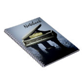 Klein piano notitieboekje notitieboek (Rechterzijde)