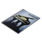 Klein piano notitieboekje notitieboek (Linkerzijde)