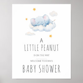 Klein Pinda Baby Shower Bord – Meisje Poster
