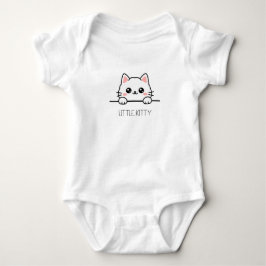 Klein poesje Schattig babyontwerp Romper