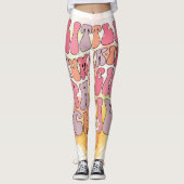 Klein pompoenlapje schatje leggings (Voorkant)