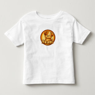 Klein Poppetje Cute Retro Patch Peuter T-Shirt