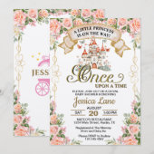 Klein Prinses Sprookjes Kasteel Meisje Baby Shower Kaart (Voorkant / Achterkant)