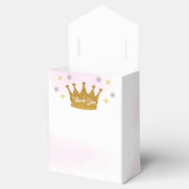 Klein prinsesje meisje babyshower bedankdoosjes (Geopend)
