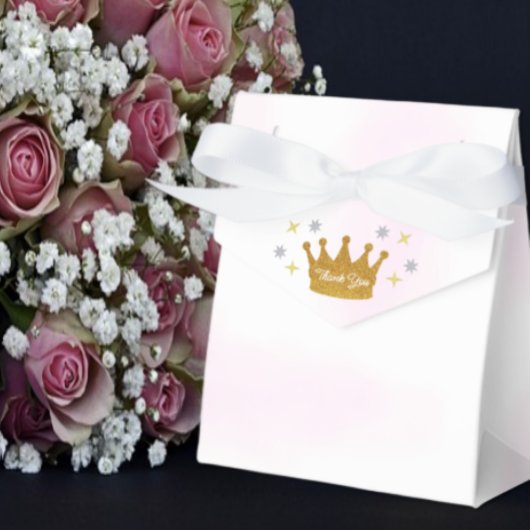 Klein prinsesje meisje babyshower bedankdoosjes