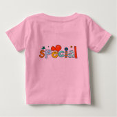 Klein Prinsessen Kinder T-shirt (Achterkant)