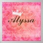 Klein Prinsessen Muur Kunst Poster (Voorkant)