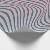 Klein psychedelische achtergrond. Zebra beschermst Cadeaupapier (Hoek)