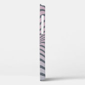 Klein psychedelische achtergrond. Zebra beschermst Case-Mate iPhone Case (Achterkant / Links)