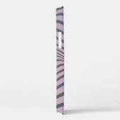 Klein psychedelische achtergrond. Zebra beschermst Case-Mate iPhone Case (Achterkant / Rechts)