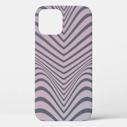 Klein psychedelische achtergrond. Zebra beschermst Case-Mate iPhone Case (Achterkant)